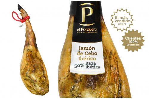 jamn de cebo ibrico 50% raza ibrica